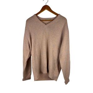 Vintage Aquascutum of London Knit‎ Sweater Men's Size 44" XXL Pure New Wool